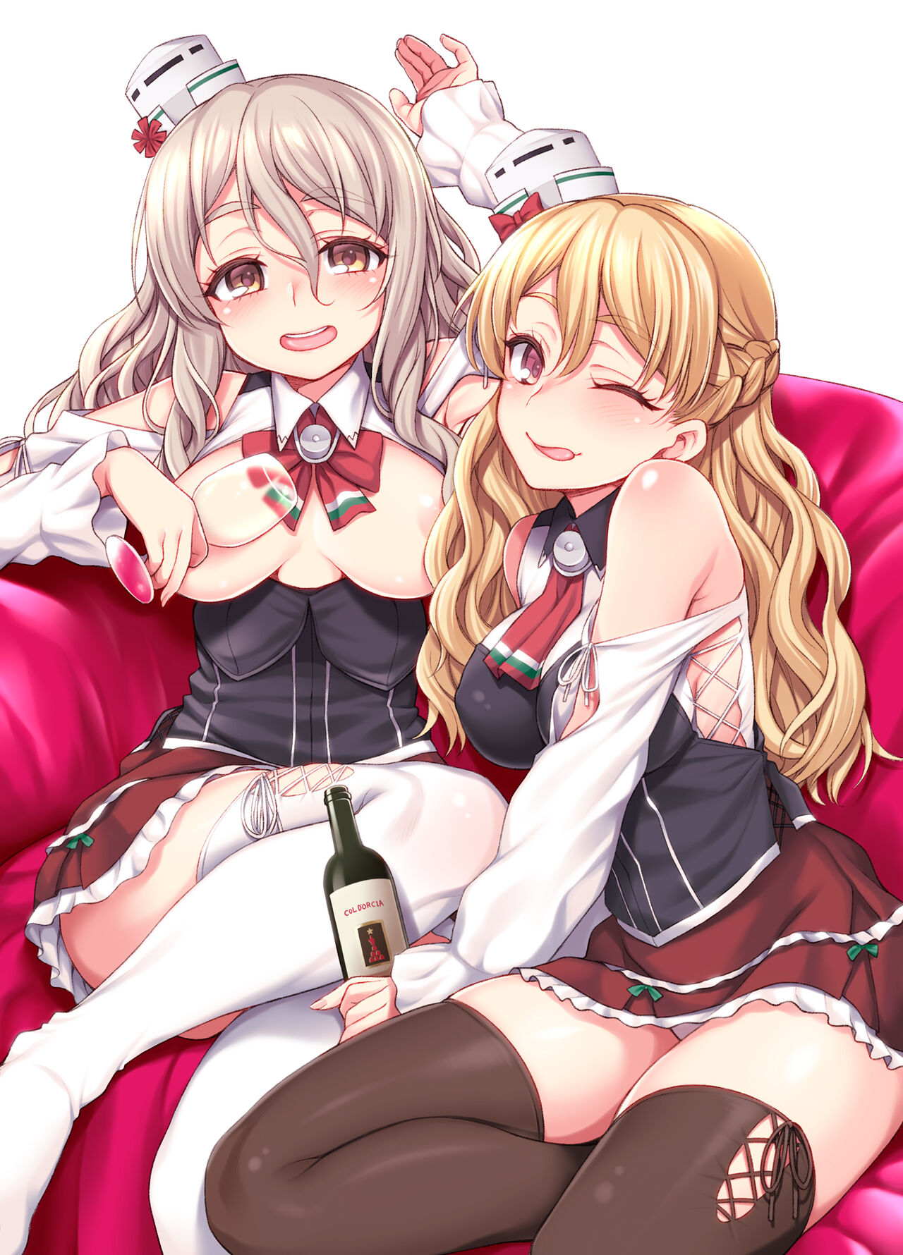 [Uousaohkoku (Uousaoh)] Zara to Pola no Hebereke Naito (Kantai Collection -KanColle-) [Digital] 画像番号 2