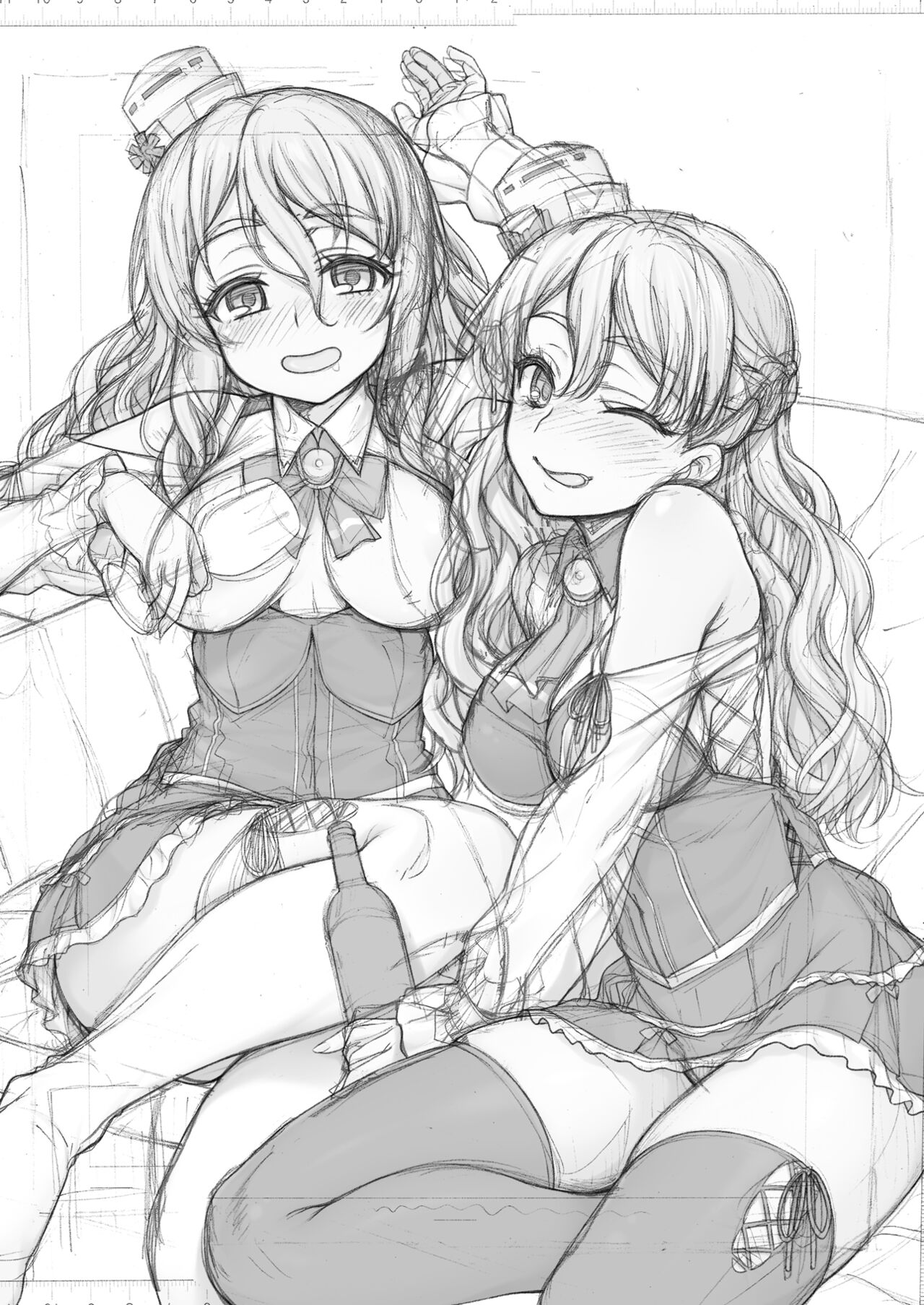 [Uousaohkoku (Uousaoh)] Zara to Pola no Hebereke Naito (Kantai Collection -KanColle-) [Digital] 画像番号 3