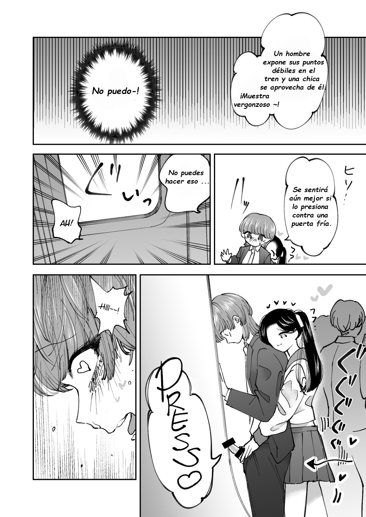 [Teriyaki Sasami Donburi (Teriyaki Sasami)] Chikan Gokko Pink Blue [Spanish] [Burgo Translator] 이미지 번호 11