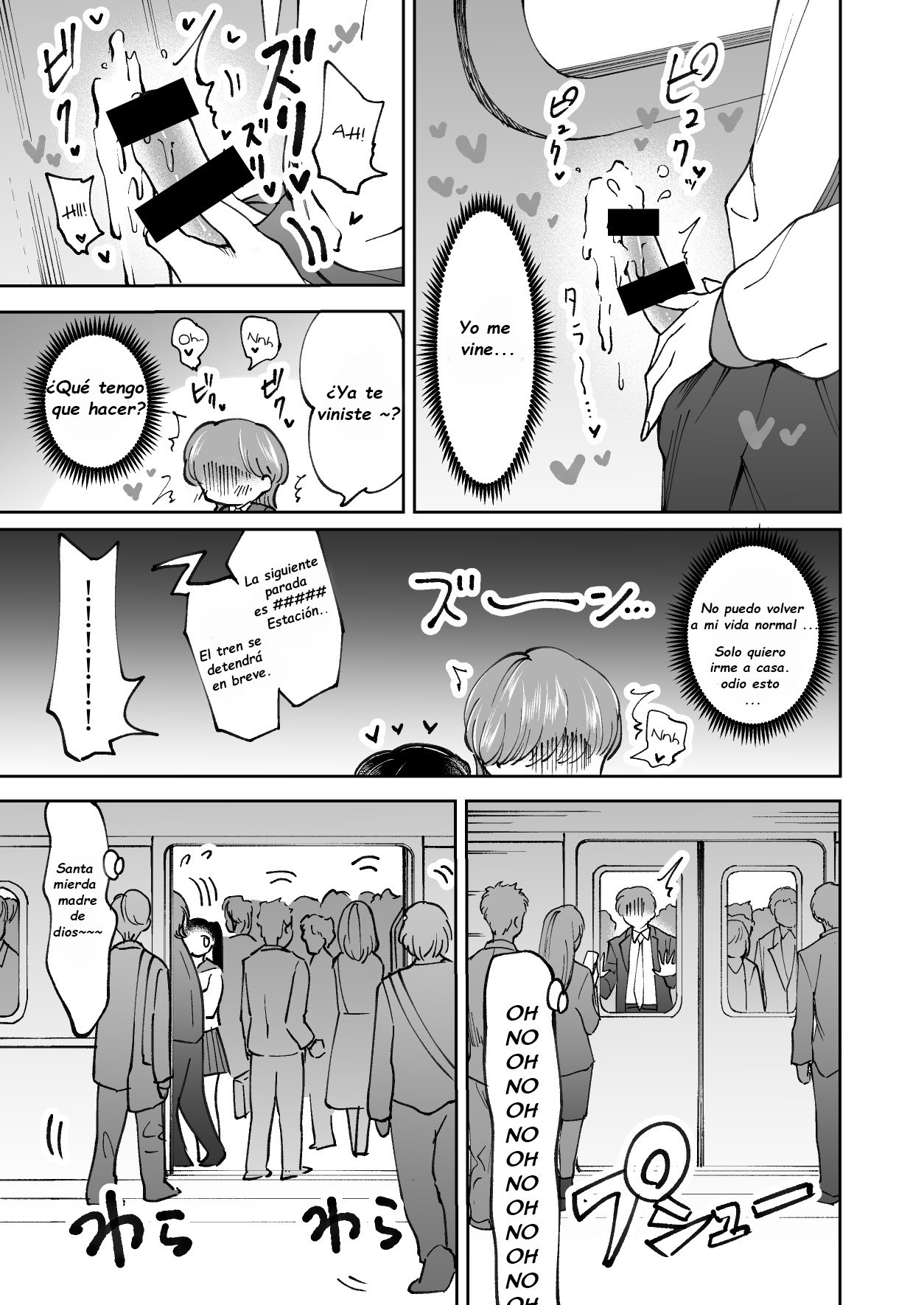 [Teriyaki Sasami Donburi (Teriyaki Sasami)] Chikan Gokko Pink Blue [Spanish] [Burgo Translator] 이미지 번호 12