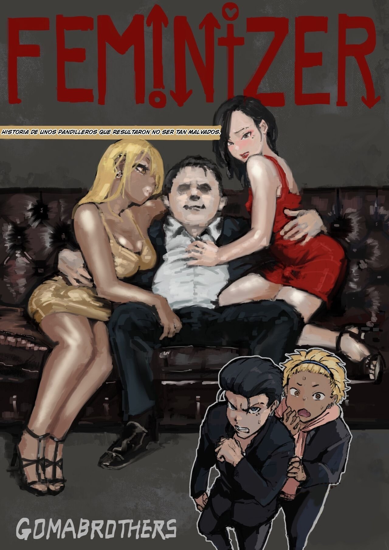 [Goma Brothers (Gomabura)] Feminizer ~Nameteta Otaku ga Jitsu ga Yabai Yatsu datta Hanashi~ [Spanish] [Traps, Netorare, etc] 画像番号 1