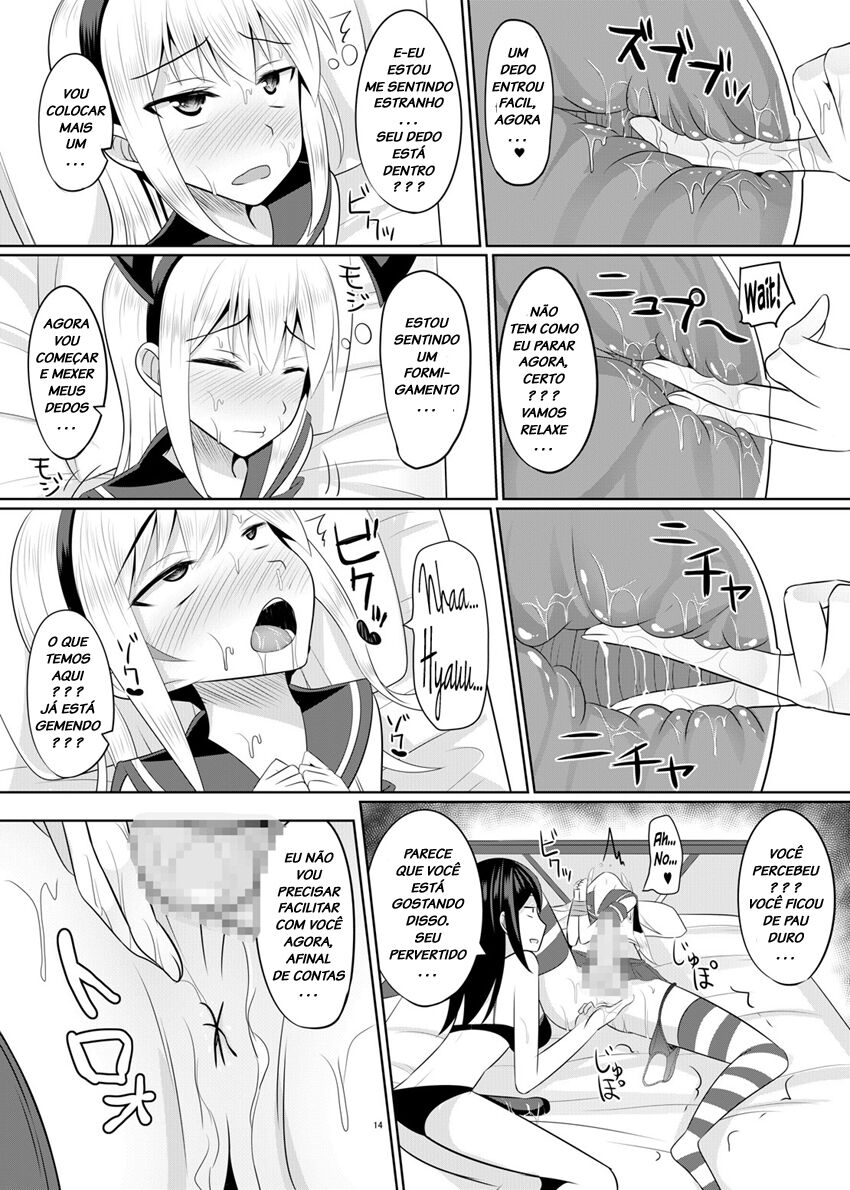 [High Fly Flow (Kanimaru)] Do-S na Onee-san ga Shota o Youshanaku Choukyou shite Pet ni suru Hon (Kantai Collection -KanColle-) [Portuguese-BR] [Digital] image number 13