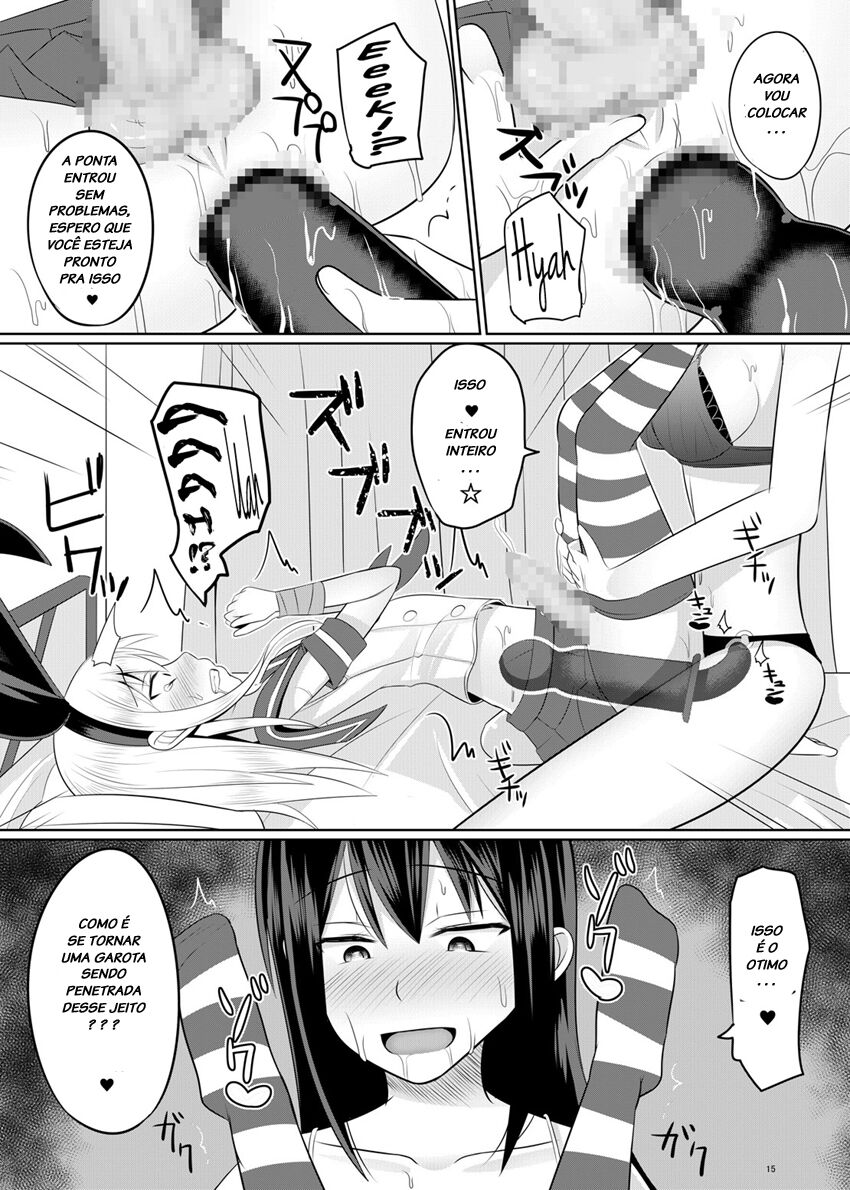 [High Fly Flow (Kanimaru)] Do-S na Onee-san ga Shota o Youshanaku Choukyou shite Pet ni suru Hon (Kantai Collection -KanColle-) [Portuguese-BR] [Digital] image number 14