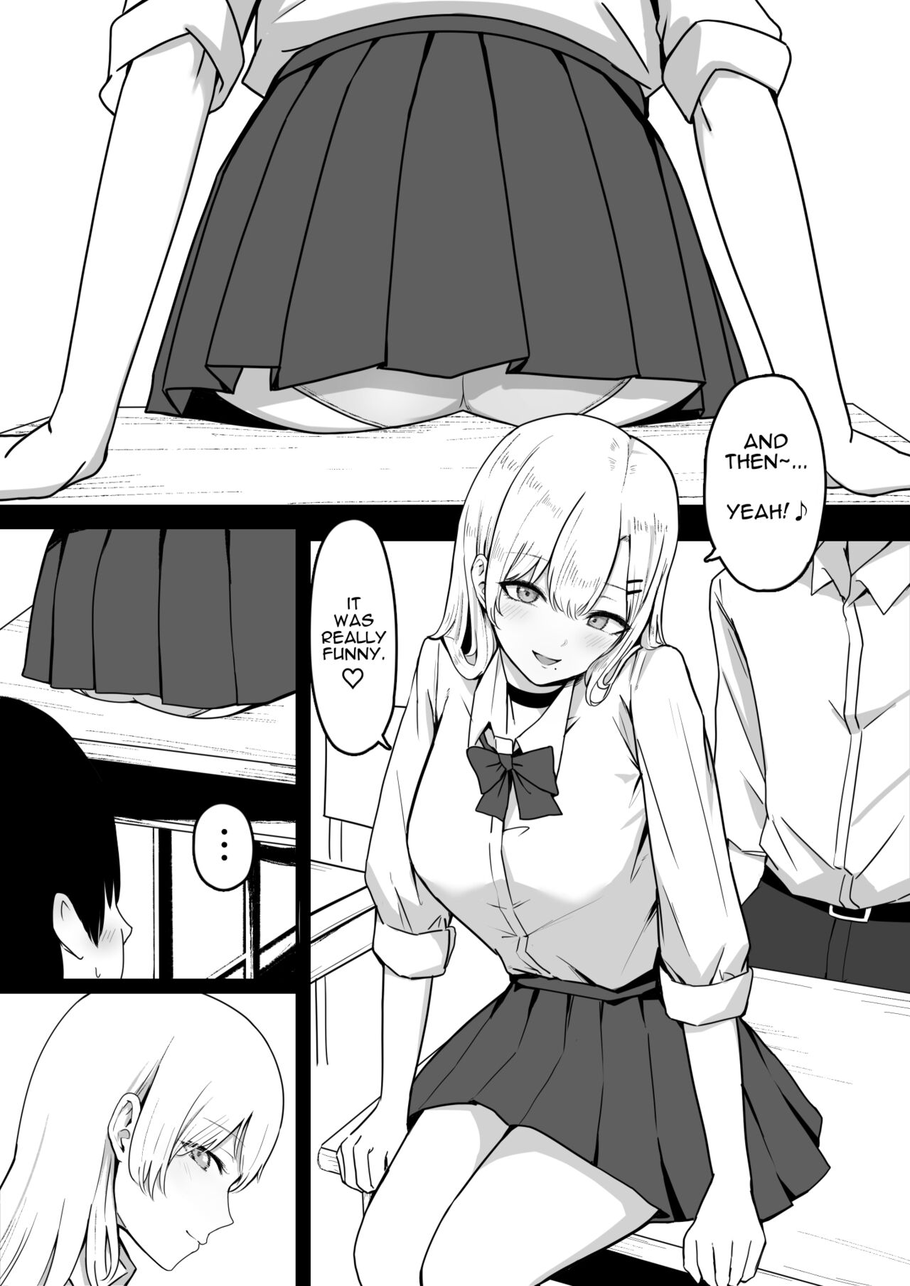 [Shirasudon] Dosukebe JK Gal no Honki Sakusei | Squeezed Dry by a Naughty High School Gyaru [English] [coommaster48] image number 3