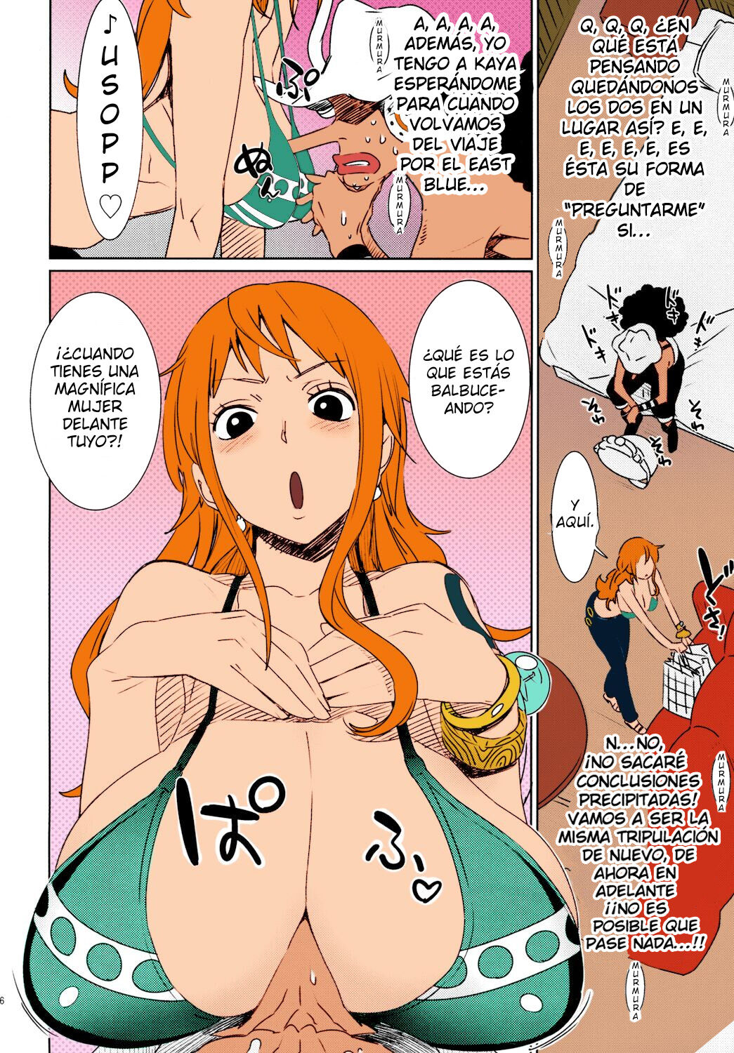 (C79) [Abradeli Kami (bobobo)] EROMANCE DAWN (One Piece) [Spanish] [Genki-na Kokoro] [Colorized] [Decensored] image number 5