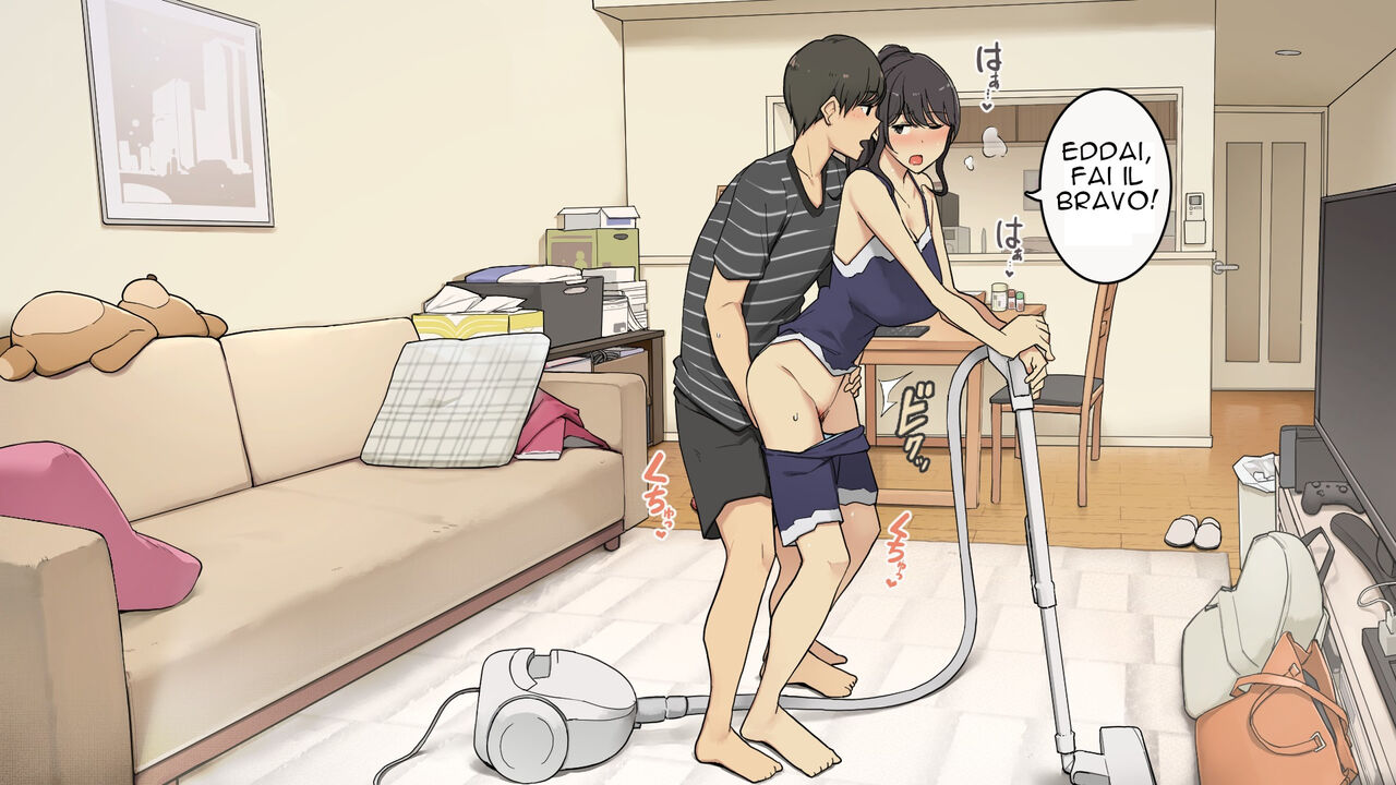 [Wakamatsu] Zettai Okoranai Toshiue Kanojo ni Ichinichijuu Chokkai Dashi Tsuzuketemiru Hanashi [Italian] [Re-Edit] numero di immagine  4