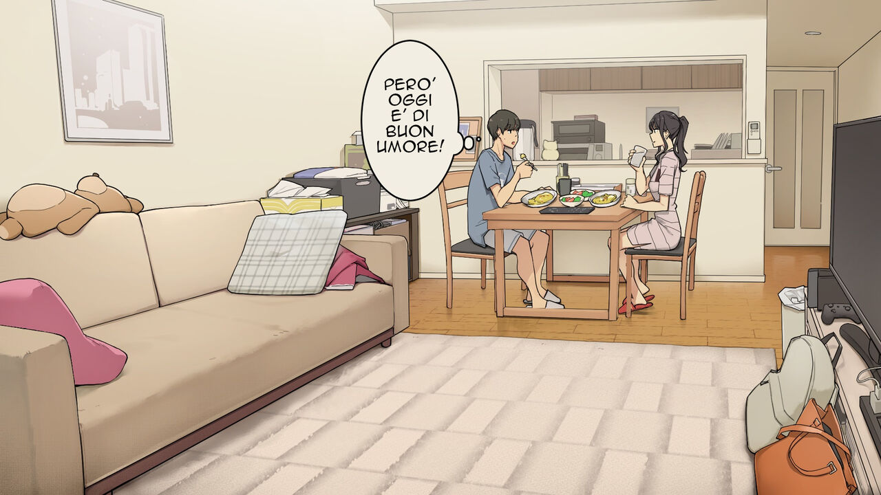 [Wakamatsu] Zettai Okoranai Toshiue Kanojo ni Ichinichijuu Chokkai Dashi Tsuzuketemiru Hanashi [Italian] [Re-Edit] numero di immagine  16