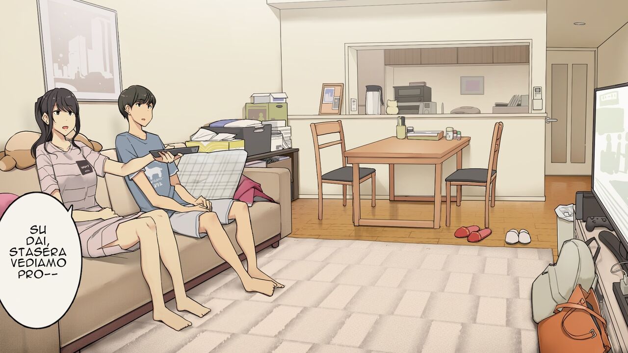 [Wakamatsu] Zettai Okoranai Toshiue Kanojo ni Ichinichijuu Chokkai Dashi Tsuzuketemiru Hanashi [Italian] [Re-Edit] numero di immagine  17