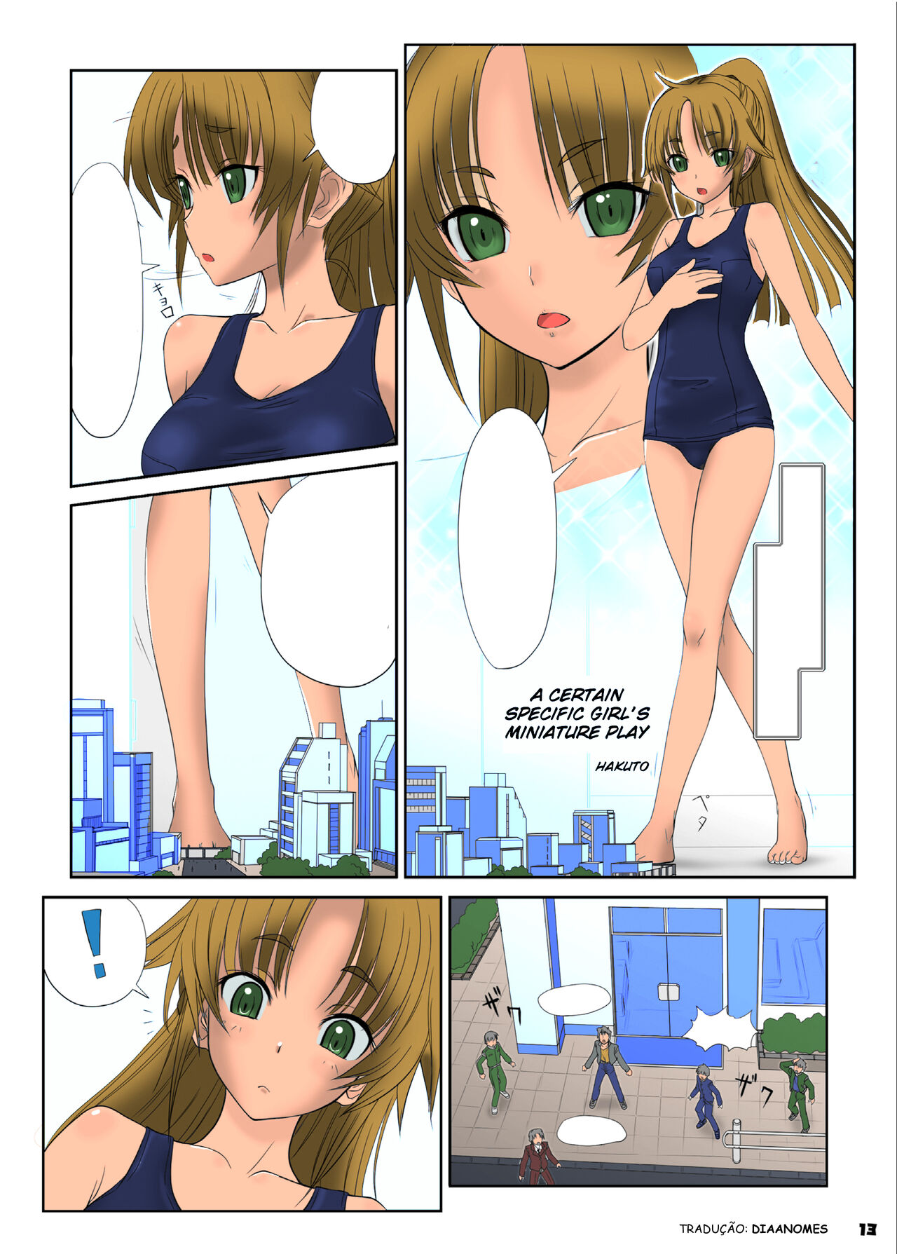 [Ashurame Gajoh (Hakuto)] Toaru Shoujo no Miniature Play   A Certain Specific Girl's Miniature Play (Big Girl Crushed Us) [no text] [Digital] Bildnummer 1