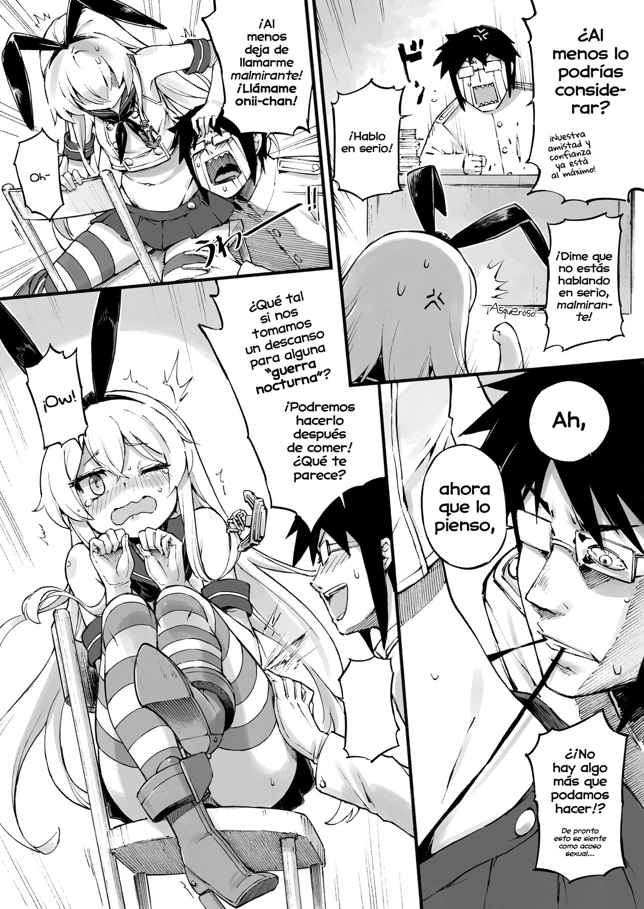 [Tamarun (Tamarun)] Shimakaze-chan no Zangyou (Kantai Collection -KanColle-) [Spanish] [Digital] 이미지 번호 8