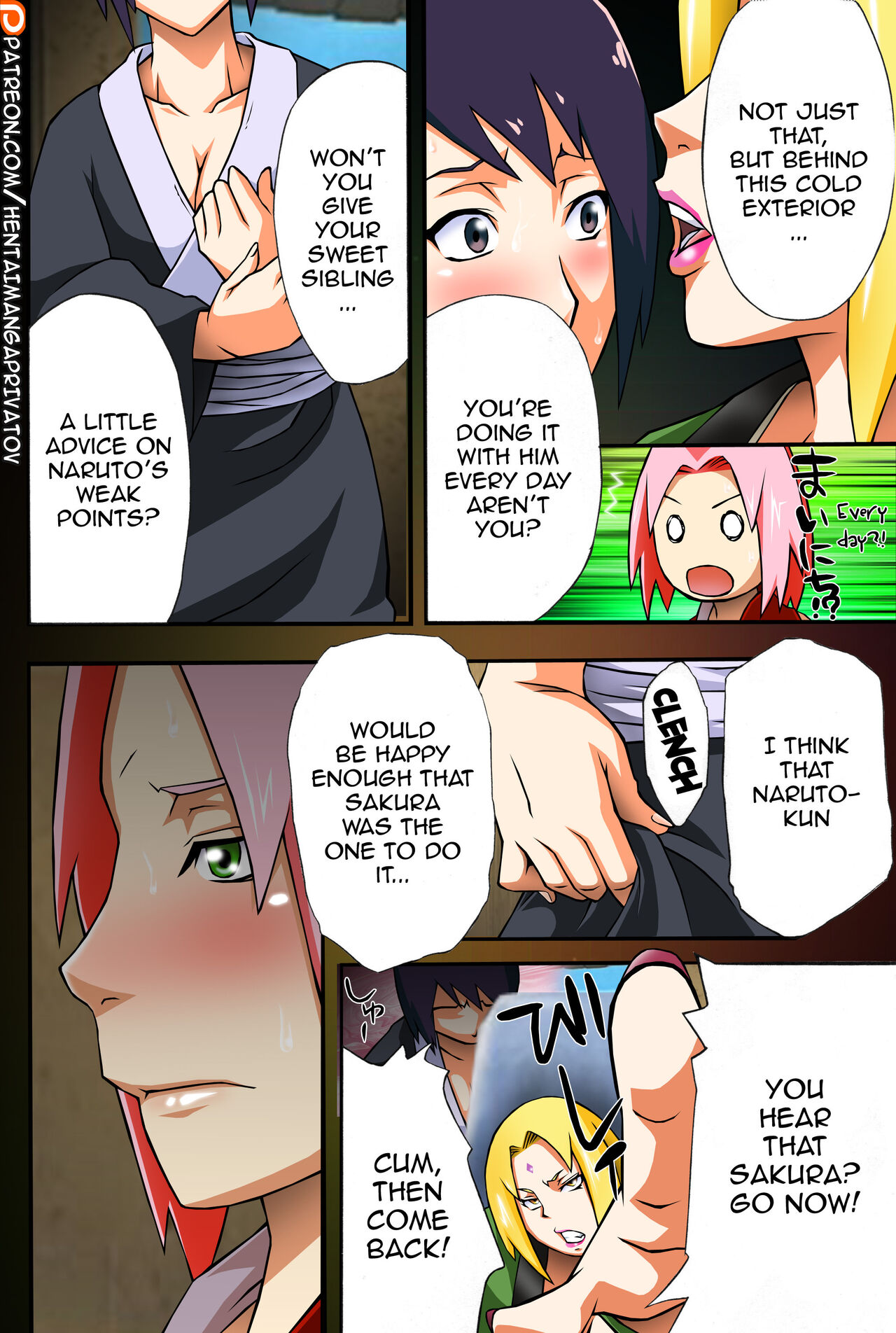 (COMIC1☆4) [Karakishi Youhei-dan Shinga (Kanenomori Sentarou, Sahara Wataru)] Bakuchi Butai | Gambler's Stage (Naruto) [English] {doujin-moe.us} [Colorized] [Privatov] [Incomplete] 图片编号 7
