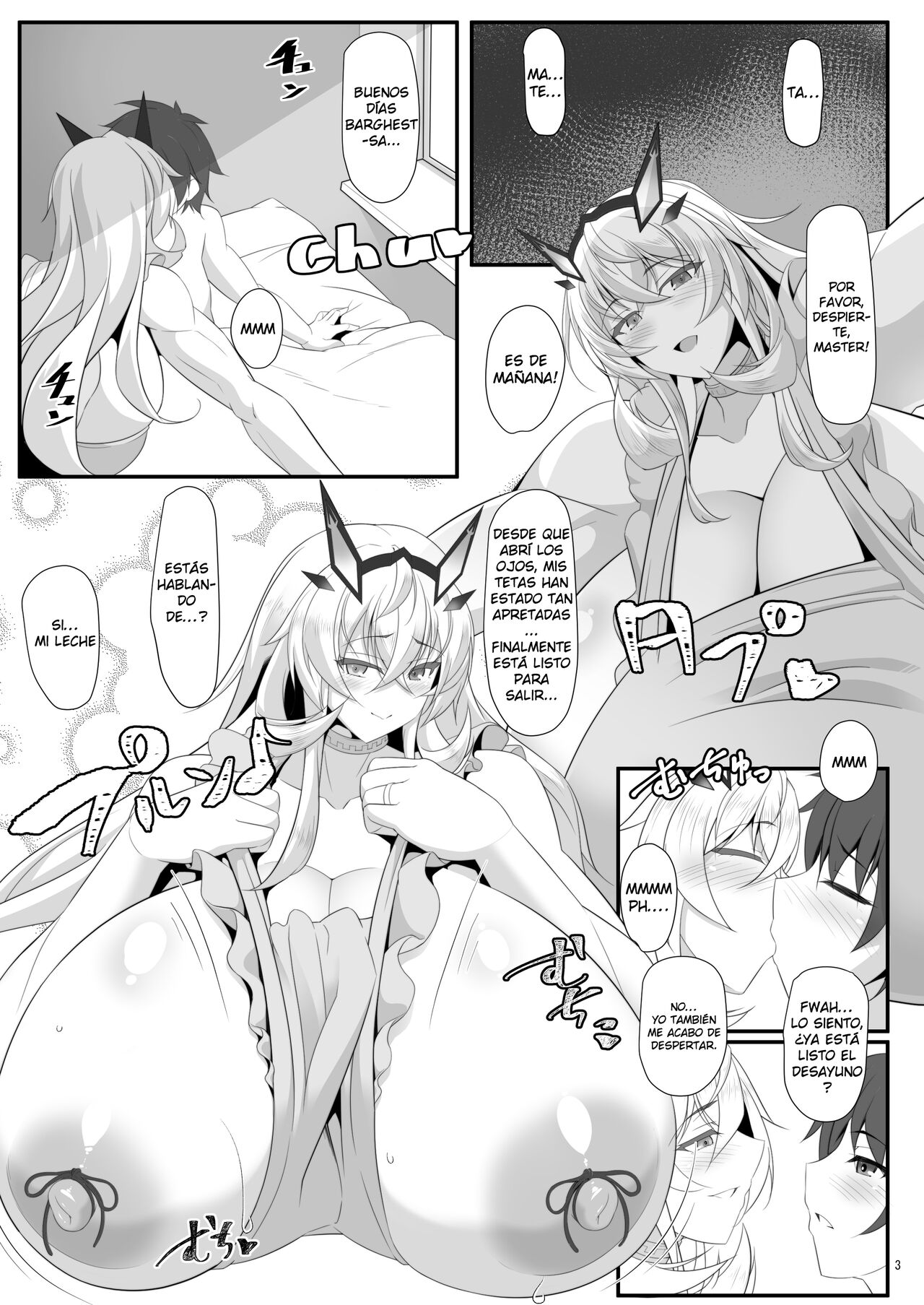 (C99) [IRON FIN (tethubire)] barghest BREAST (Fate/Grand Order) [Allen Translations] [Spanish] image number 4