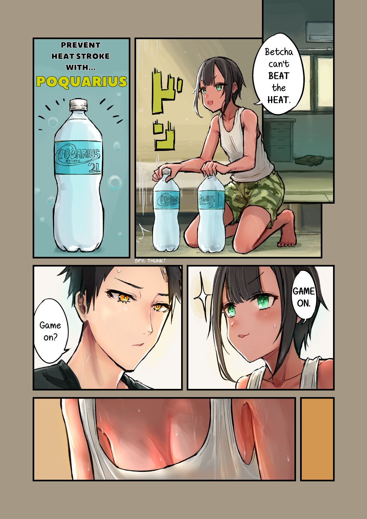 [Hamemie-tei (Sokumaru)] Natsuyasumi! Osananajimi to Asedaku Sex - Sweaty sex with a childhood friend [English] [incogna777] imagen número 5