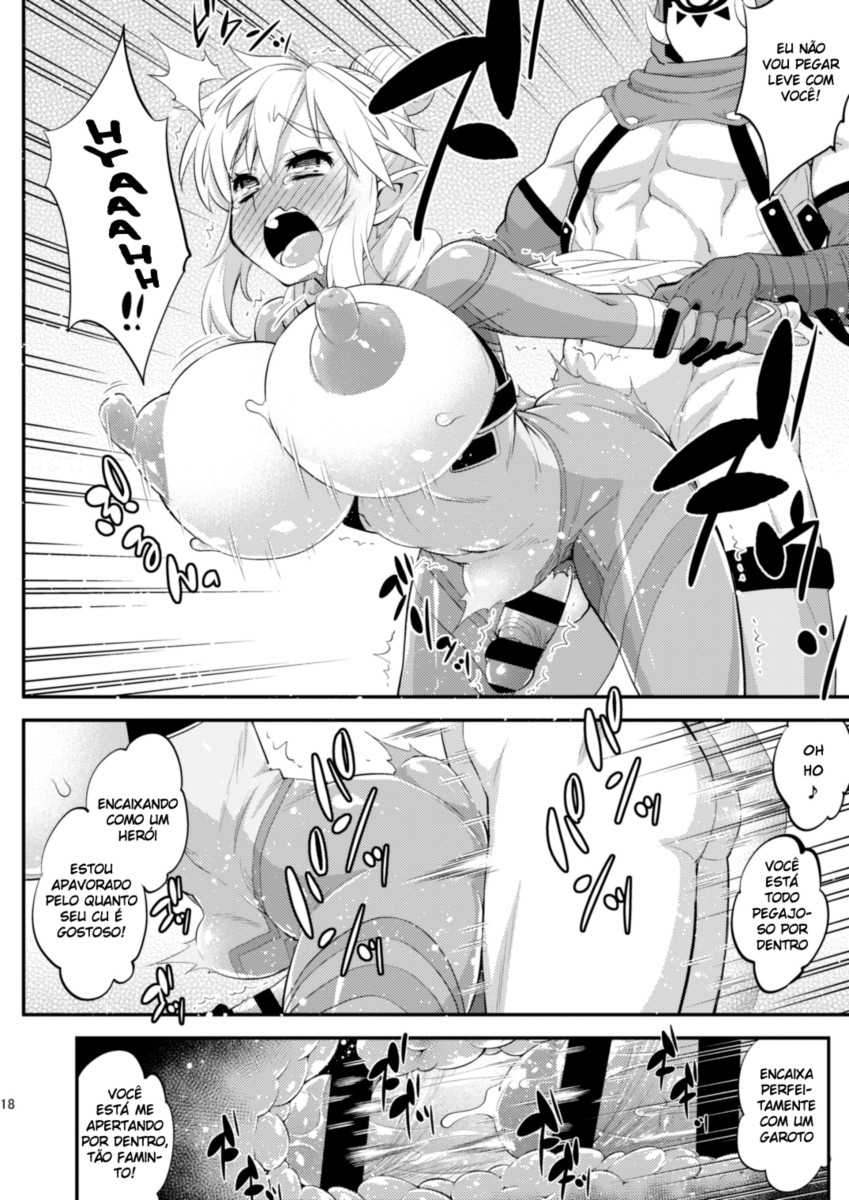 [Katooya (Katou Jun)] Ibuki no Yuusha Kyousei Kyonyuuka Kikiippatsu! | Breath of the Hero : Crisis of the Forced Huge Breast Growth! (The Legend of Zelda: Breath of the Wild) [Portuguese-BR] [Digital] 图片编号 16