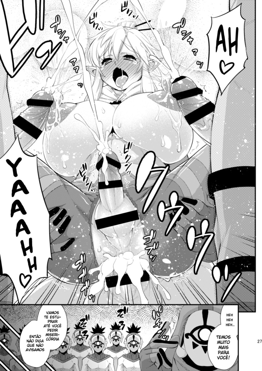 [Katooya (Katou Jun)] Ibuki no Yuusha Kyousei Kyonyuuka Kikiippatsu! | Breath of the Hero : Crisis of the Forced Huge Breast Growth! (The Legend of Zelda: Breath of the Wild) [Portuguese-BR] [Digital] 图片编号 25