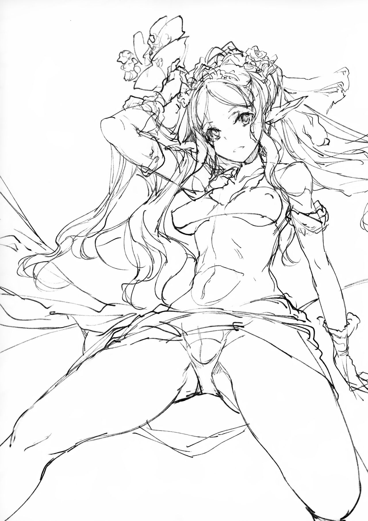 [Endou Okito] Elf no Yomeiri Melonbooks Kounyuu Tokuten Shousasshi [Chinese] [白杨汉化组] numero di immagine  5