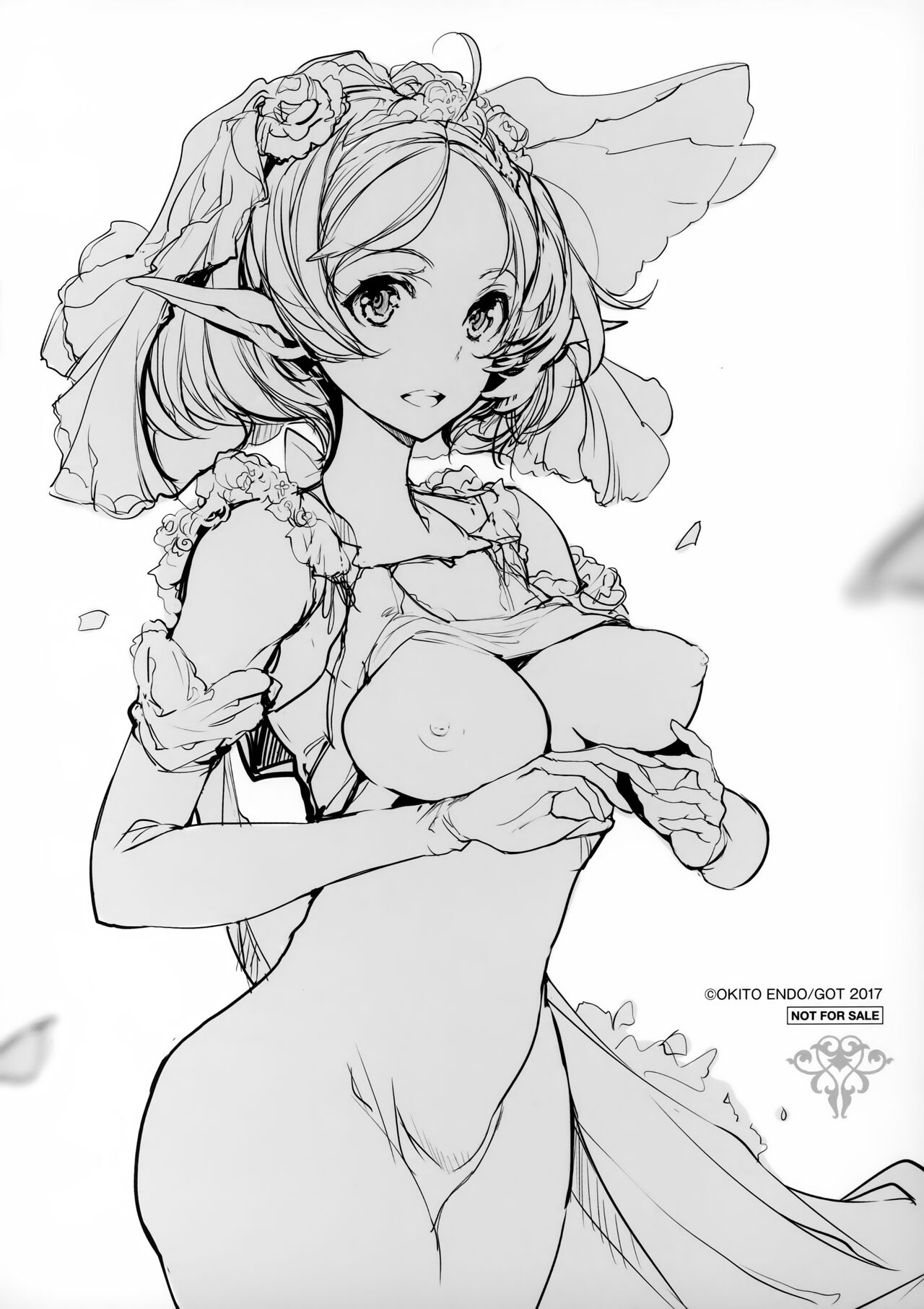 [Endou Okito] Elf no Yomeiri Melonbooks Kounyuu Tokuten Shousasshi [Chinese] [白杨汉化组] numero di immagine  8