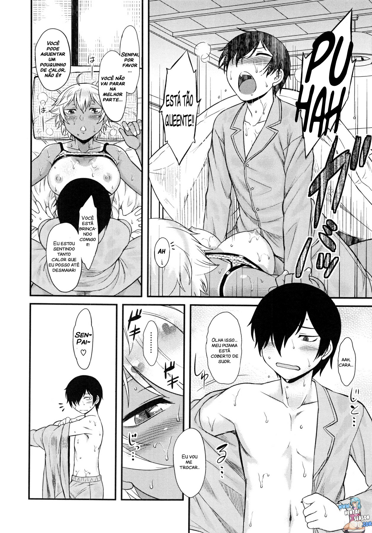 [Dr. P] Senpai Heating (Hatsukoi Splash!) [Portuguese-BR] [Hentai Season] 画像番号 10