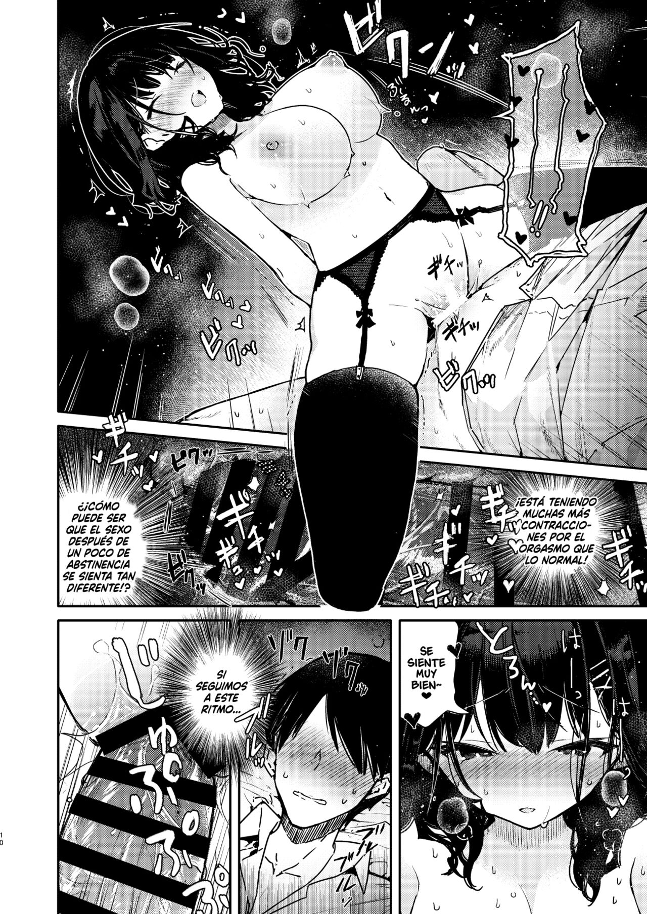 [Mutou Koucha] Seiyoku Tsuyome na Kanojo to Kinyoku Kaikin Renzoku Shasei Ecchi | Incluso si le Prohíbo el Sexo, No Puedo Evitar que mi Novia Lujuriosa Haga que me Corra [Spanish] [HentaIsLife Scans] [Digital] 이미지 번호 10