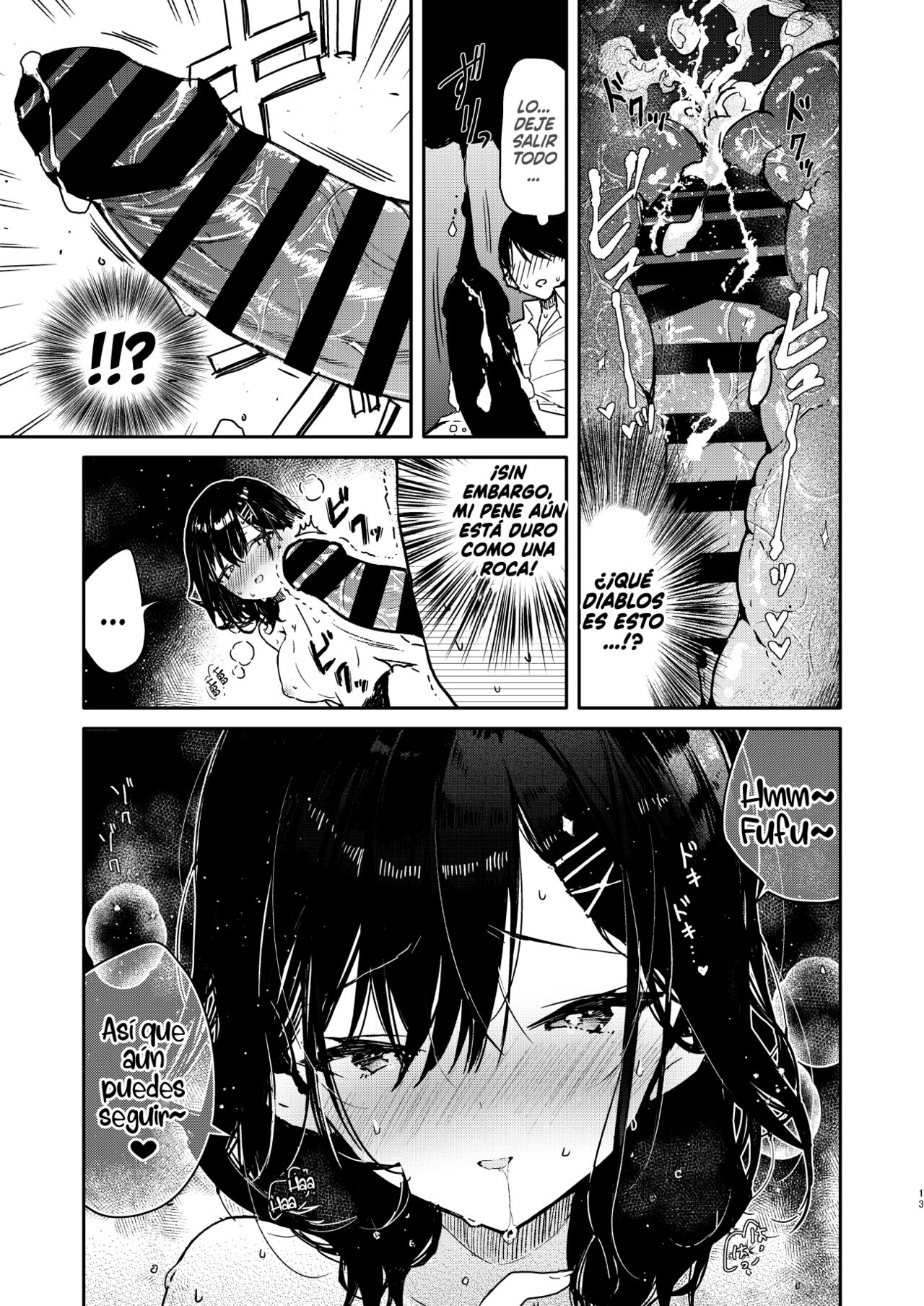 [Mutou Koucha] Seiyoku Tsuyome na Kanojo to Kinyoku Kaikin Renzoku Shasei Ecchi | Incluso si le Prohíbo el Sexo, No Puedo Evitar que mi Novia Lujuriosa Haga que me Corra [Spanish] [HentaIsLife Scans] [Digital] 이미지 번호 13