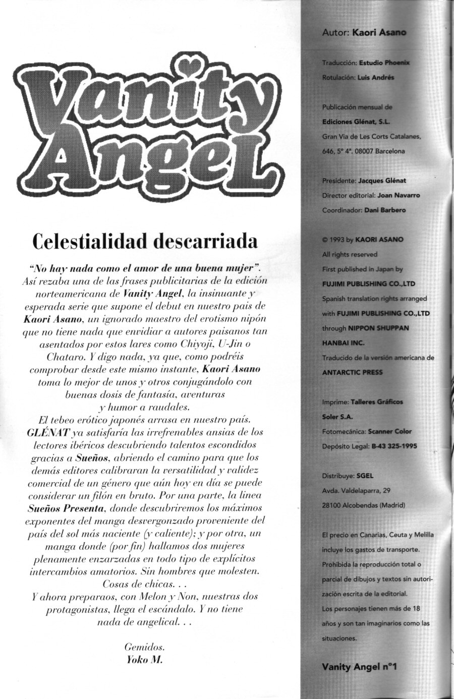 [Kaori Asano] Vanity Angel 1 [Spanish] imagen número 2