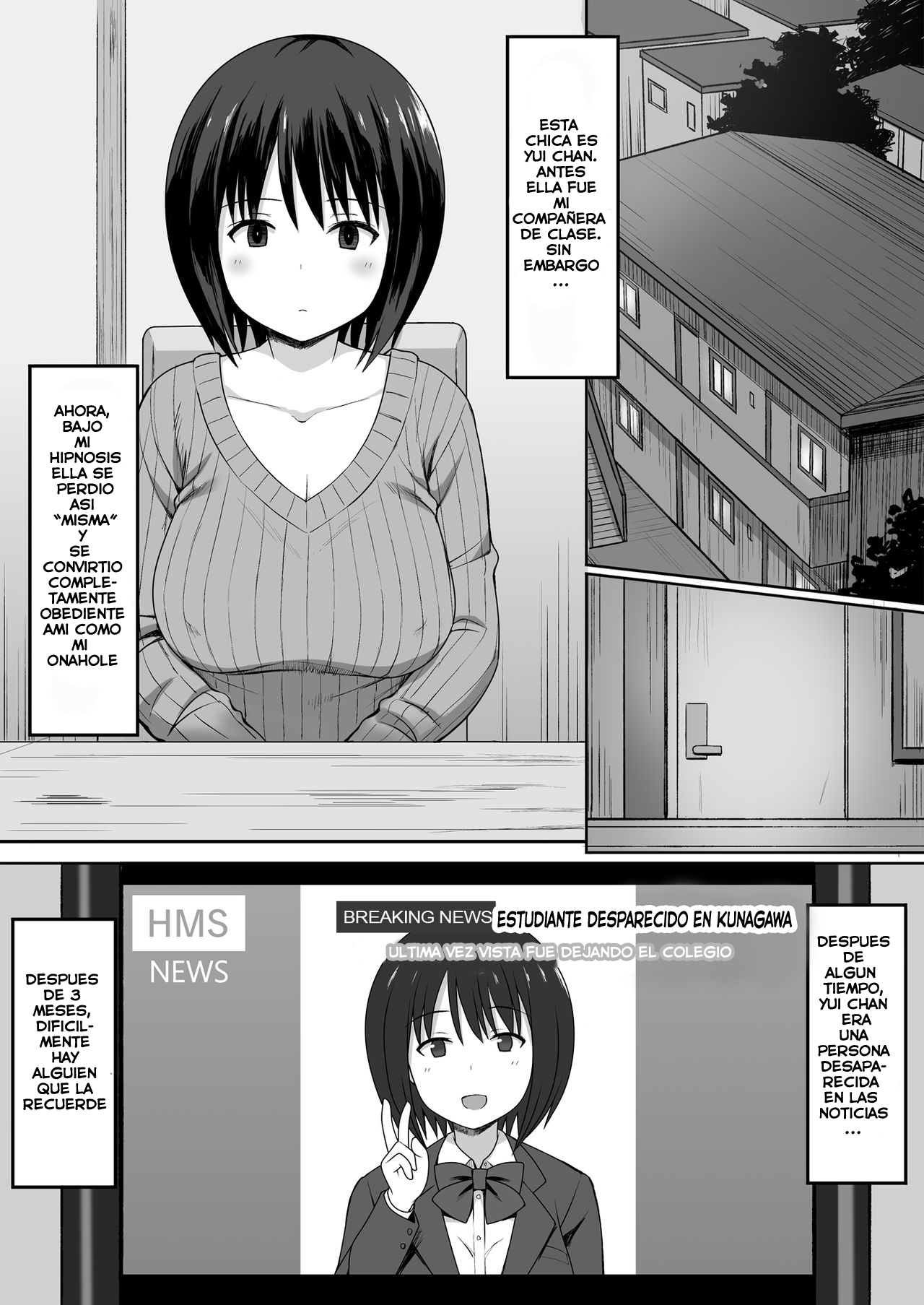 [Hiyori Hamster] Fukujuu no Noroi de Classmate o Onaho-ka Suru Hanashi Sonogo [Spanish] [AtomicFansub] [Digital] image number 2