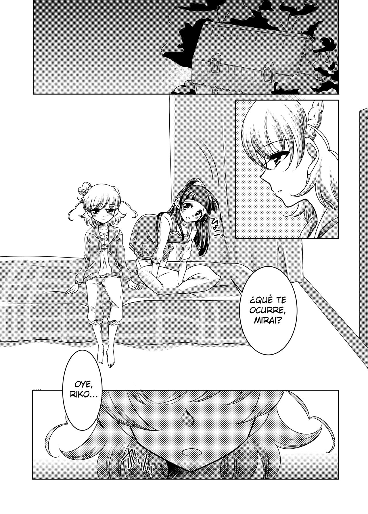 (C91) [Rope Island (Miyanoyuki)] Mirai Yosouzu (Mahou Tsukai Precure!) [Spanish] [HishiRikka] image number 14