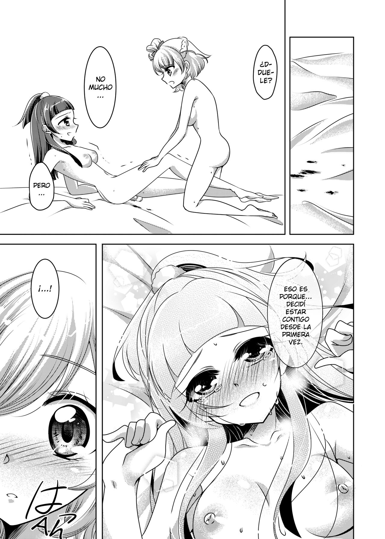 (C91) [Rope Island (Miyanoyuki)] Mirai Yosouzu (Mahou Tsukai Precure!) [Spanish] [HishiRikka] image number 17