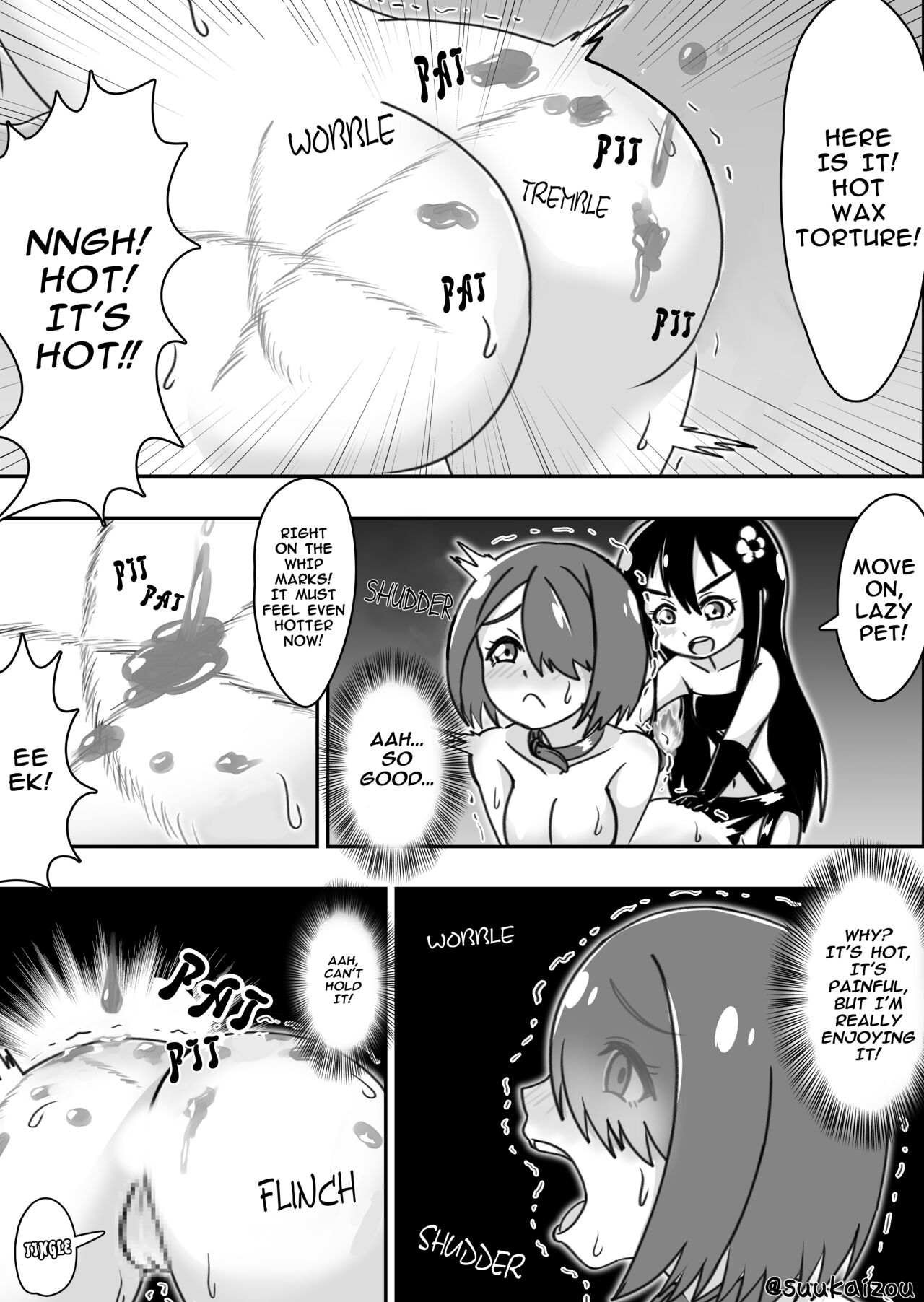 [suukaizou] A cartoon in which my sister is trained by Hana [ENG & JAP] image number 4