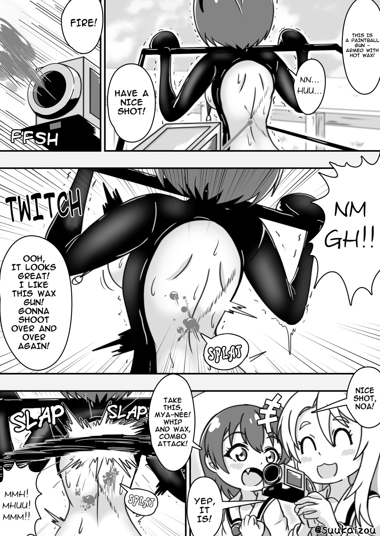 [suukaizou] A cartoon in which my sister is trained by Hana [ENG & JAP] image number 12