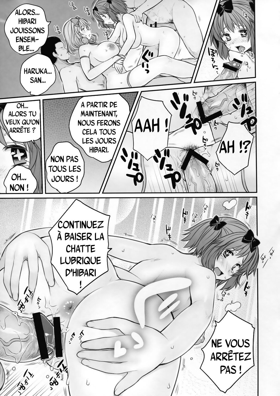 (C81) [Kotoshiki (Mukoujima Tenro)] Senran Chichi Ninmai 2 - Hibari Tai Haruka no Maki (Senran Kagura) [French] image number 21