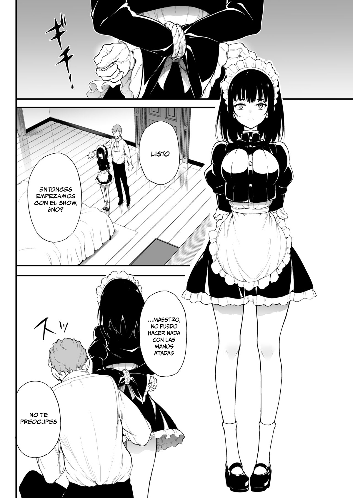 [Kyockchokyock (Kyockcho)] Maid Kyouiku 2 -Botsuraku Kizoku Rurikawa Tsubaki- [Español] [Chunchunmaru Translations] изображение № 4