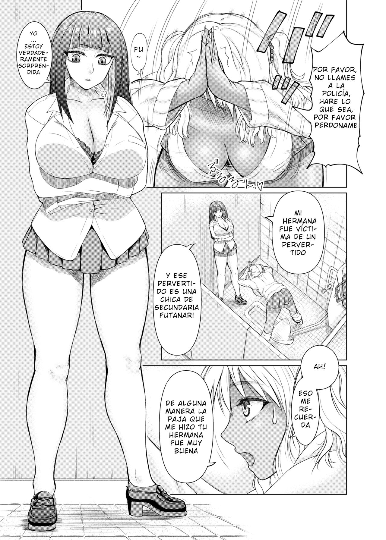 [ray-raw (Nobuhiro)] Futanari Bitch Gal wa Suki desu ka? Ch. 1 [Spanish] 图片编号 7