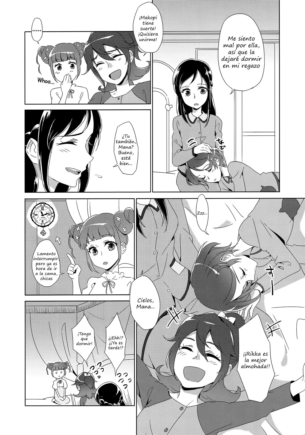 (Rainbow Flavor 15) [World of Pure (Negom)] HUSH, BE QUIET! (Dokidoki! Precure) [Spanish] [HishiRikka] 画像番号 6