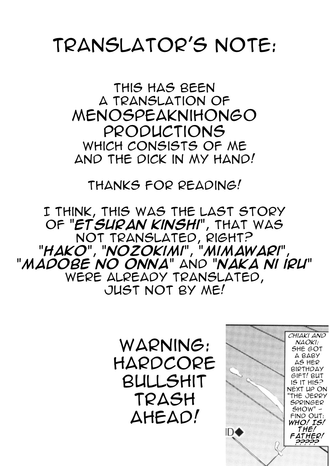 [Iwasaki Yuuki] Shiranai Kanshoku | Unknown Feel (Etsuran Kinshi) [English] [menospeaknihongo] imagen número 21