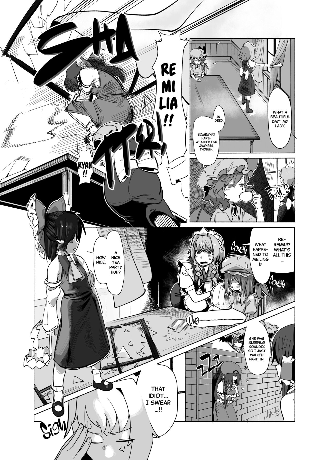 [R Gakugu Nanagou Kenkyuushitsu (R-gaku.Club, Koushin)] Elegant Punishment Sakuya  (Touhou Project) [English] [Black Grimoires] [Digital] 2eme image