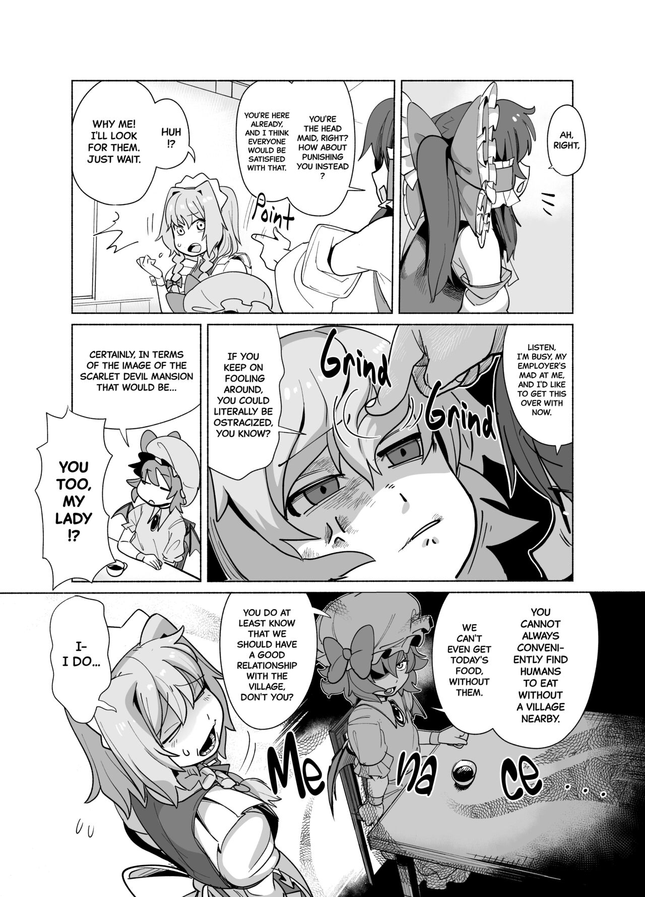 [R Gakugu Nanagou Kenkyuushitsu (R-gaku.Club, Koushin)] Elegant Punishment Sakuya  (Touhou Project) [English] [Black Grimoires] [Digital] 6eme image