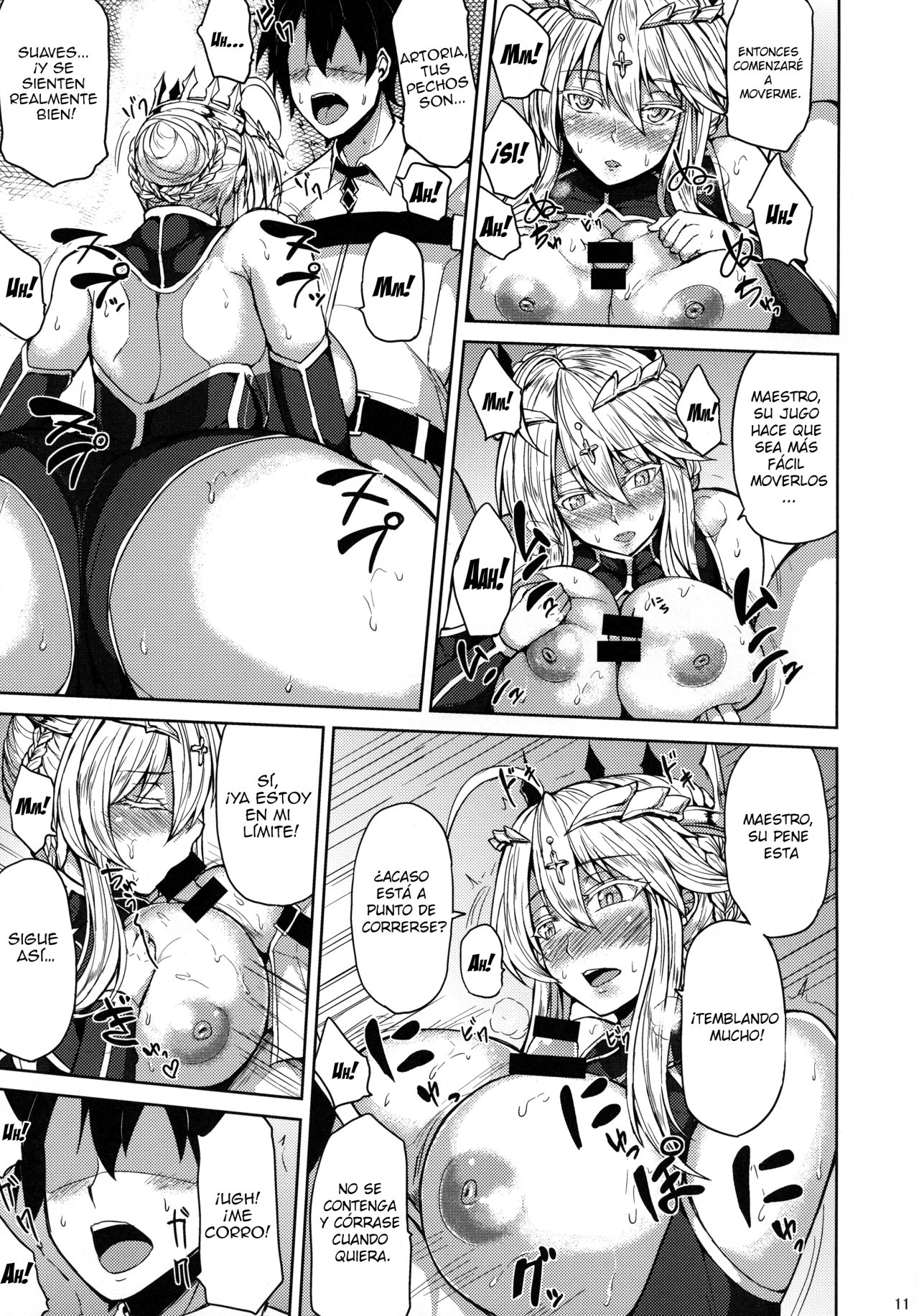 (C93) [Ashima Sandou (Ashima Takumi)] Chichiue to Ichaicha Shitai! (Fate/Grand Order) [Spanish] 画像番号 8