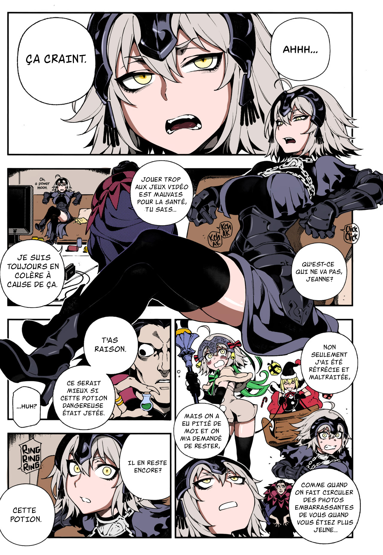 (C94) [Bear Hand (Fishine, Ireading)] CHALDEA MANIA - Jeanne Alter (Fate/Grand Order) [French] [Grimbour] [Colorized] [Decensored] 图片编号 2