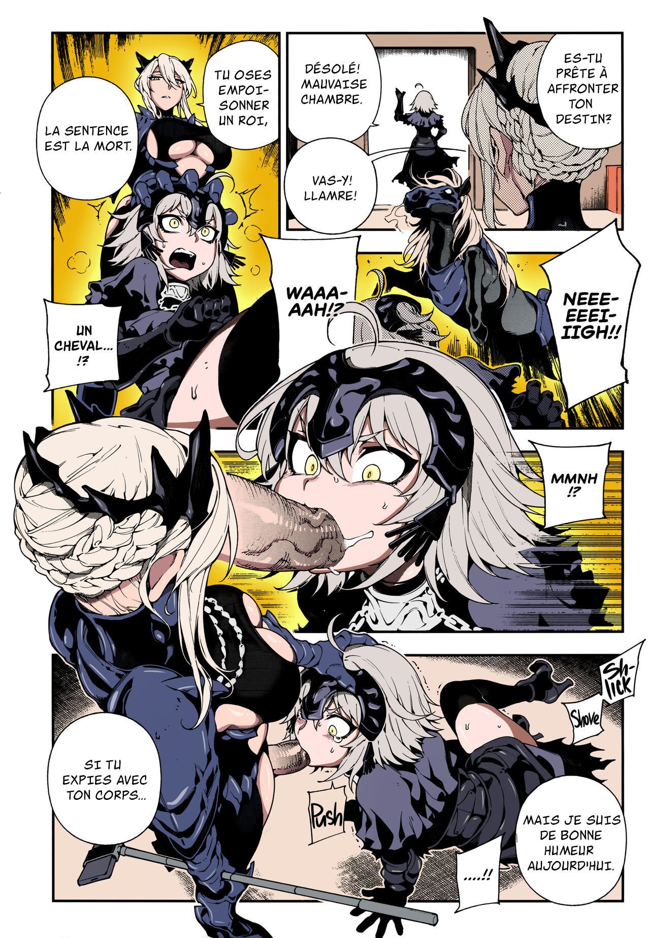 (C94) [Bear Hand (Fishine, Ireading)] CHALDEA MANIA - Jeanne Alter (Fate/Grand Order) [French] [Grimbour] [Colorized] [Decensored] 图片编号 5