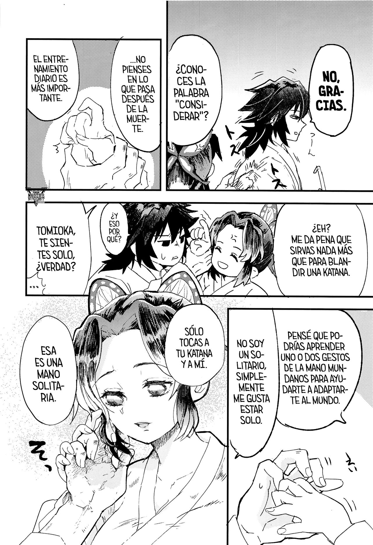 [Hibana (Mizugashi)] Fushidara na Seishi (Kimetsu no Yaiba) [Spanish] [Mister Nugget] numero di immagine  7