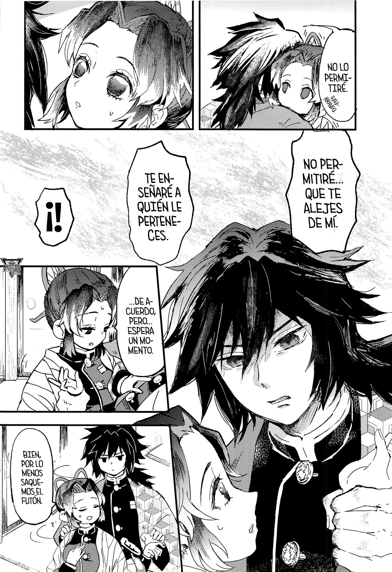 [Hibana (Mizugashi)] Fushidara na Seishi (Kimetsu no Yaiba) [Spanish] [Mister Nugget] numero di immagine  13