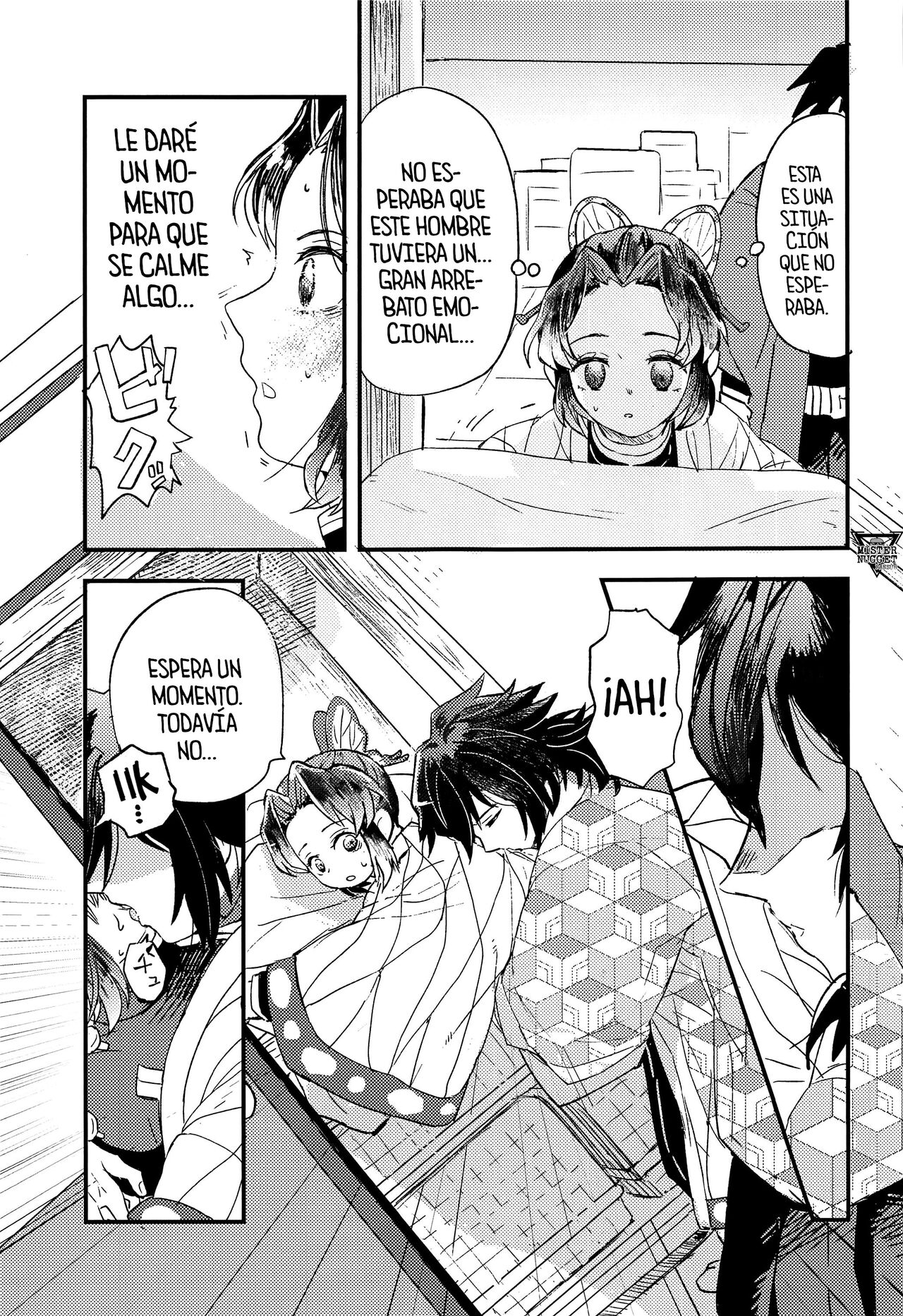 [Hibana (Mizugashi)] Fushidara na Seishi (Kimetsu no Yaiba) [Spanish] [Mister Nugget] numero di immagine  14