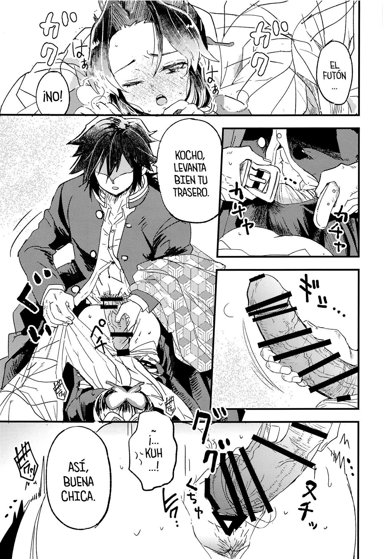 [Hibana (Mizugashi)] Fushidara na Seishi (Kimetsu no Yaiba) [Spanish] [Mister Nugget] numero di immagine  16