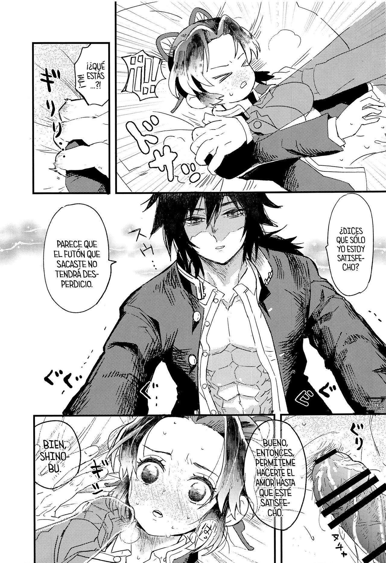 [Hibana (Mizugashi)] Fushidara na Seishi (Kimetsu no Yaiba) [Spanish] [Mister Nugget] numero di immagine  22
