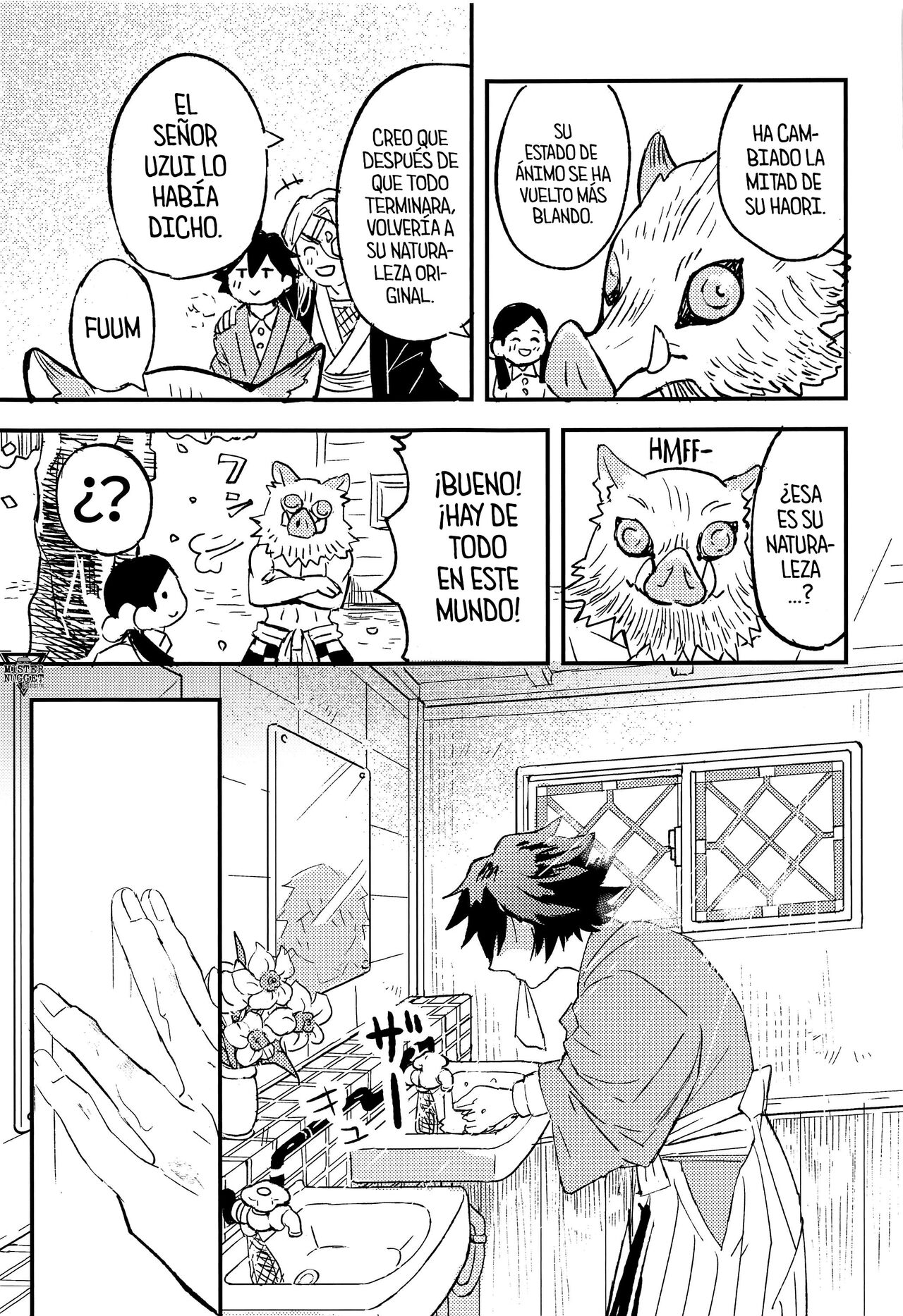 [Hibana (Mizugashi)] Fushidara na Seishi (Kimetsu no Yaiba) [Spanish] [Mister Nugget] numero di immagine  35