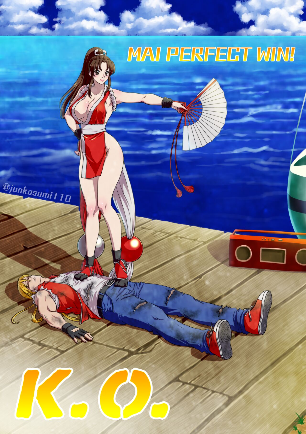 [JunKasumi110] Seaside Battle (King of Fighters) изображение № 1