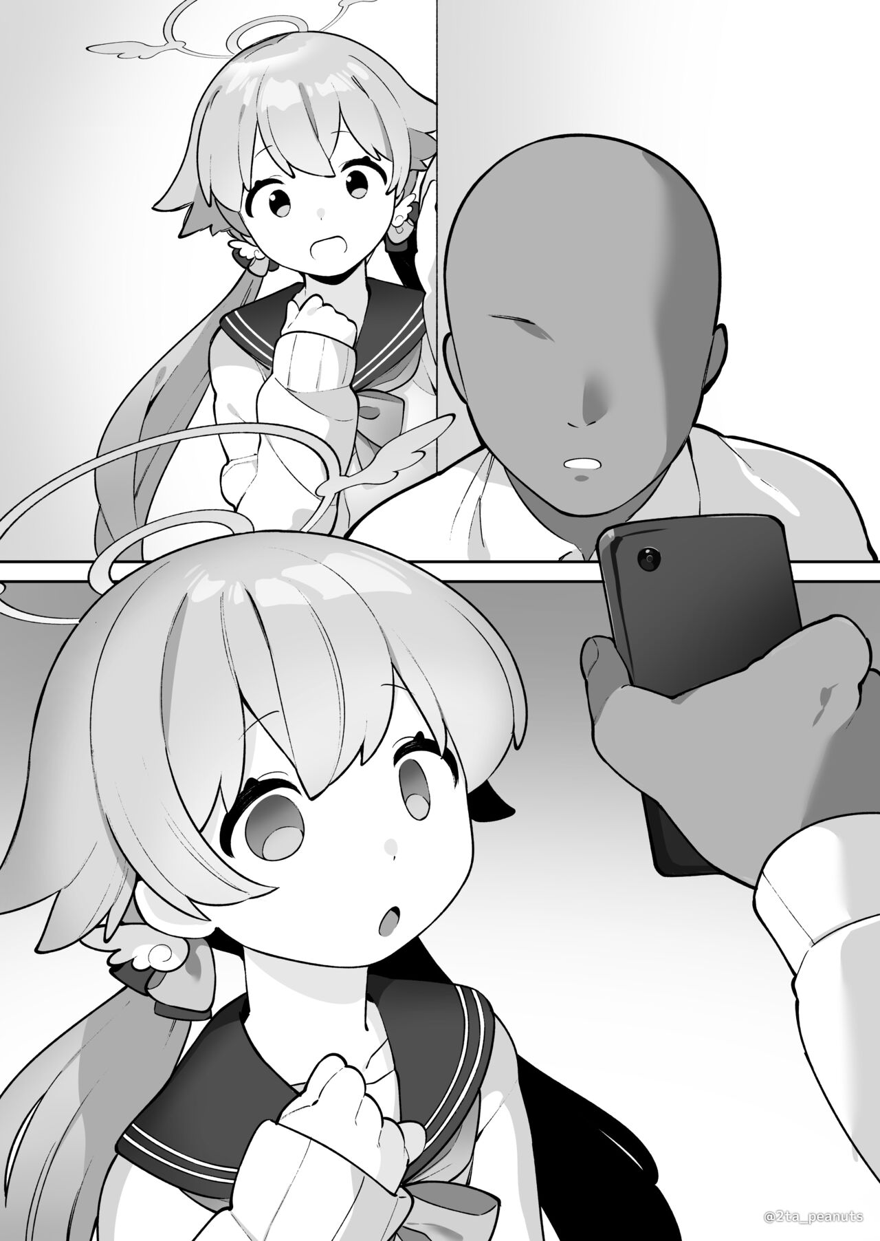 [Futa-Peanut (ふたつのピーナツ)] Saimin-bu - Kuma Megumi Tani Hifumi-hen - (Blue Archive) [Chinese] [拉狗个人汉化] imagen número 21