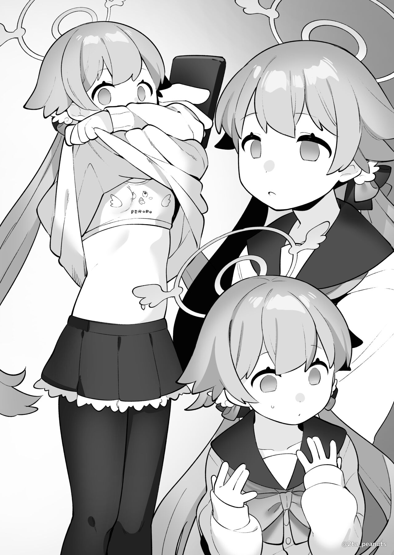 [Futa-Peanut (ふたつのピーナツ)] Saimin-bu - Kuma Megumi Tani Hifumi-hen - (Blue Archive) [Chinese] [拉狗个人汉化] imagen número 23