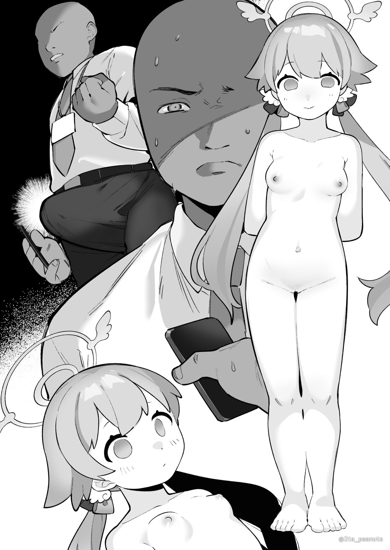 [Futa-Peanut (ふたつのピーナツ)] Saimin-bu - Kuma Megumi Tani Hifumi-hen - (Blue Archive) [Chinese] [拉狗个人汉化] imagen número 24